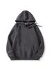 Unisex Solid Color Pure Cotton Hooded Sweatshirt - Autumn/Winter Collection