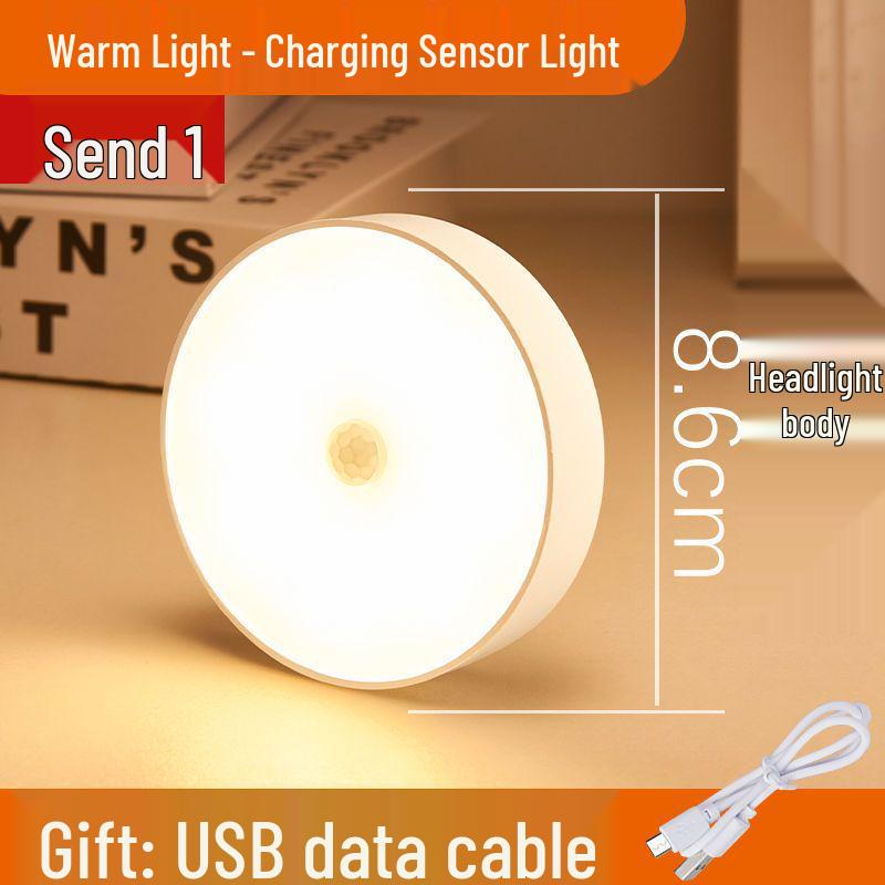 LED Eye-Friendly USB Rechargeable Desk Lamp for Students and Bedside Use