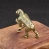 Old Brass Solid Chimpanzee Ornaments Fun Decoration Decorations for Office and Study Zodiac Monkey Handicrafts