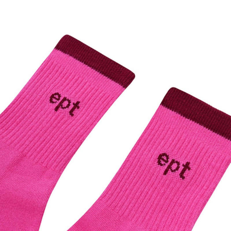 EPT LINE LOGO SOCKS (PINK_VIOLET)