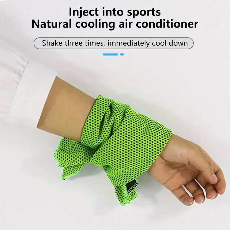 Cooling Sports Towel with Case - Instant Chill Neck Wrap for Gym, Running & Outdoor, Quick Dry Fabric Towel Gym Frozen