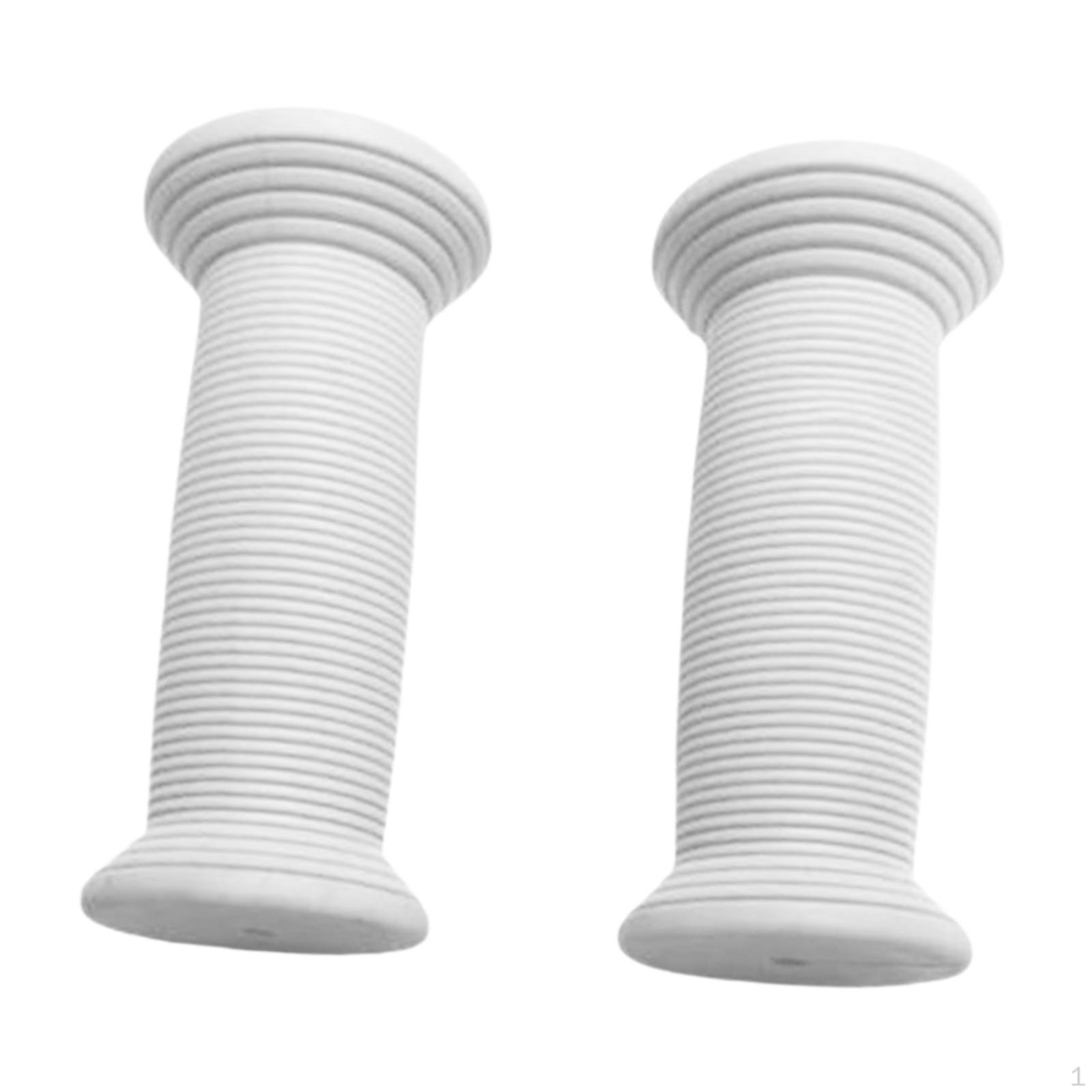 

2 Pack Kids Bike Grip Sleeves, Non-Slip Handlebar Covers for Young Riders белый