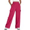 Womens Cargo Sweatpants Wide Leg Pants Baggy Joggers With Pockets