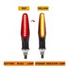 New Motorcycle 24LEDs High Bright Amber Turn Signal Indicator Light Front Rear White Day Running Light Flowing Red Brake Lamps