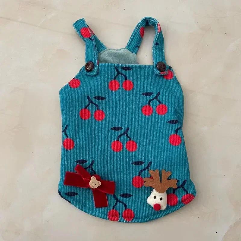 

Christmas Dog Clothes Sweater Dress Cat Puppy Chihuahua Yorkie Maltese Pomeranian Poodle Bichon Schnauzer Clothing Pet Apparel XS（old）
