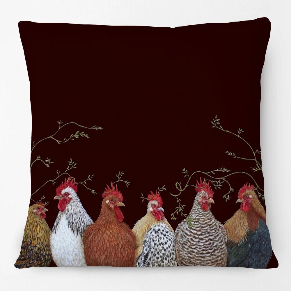 Soft Peach Skin 2D Flat Printed Cushion Cover Ethnic Bird Nordic House Throw Pillow Case For Couch Living Room Home Decor Case