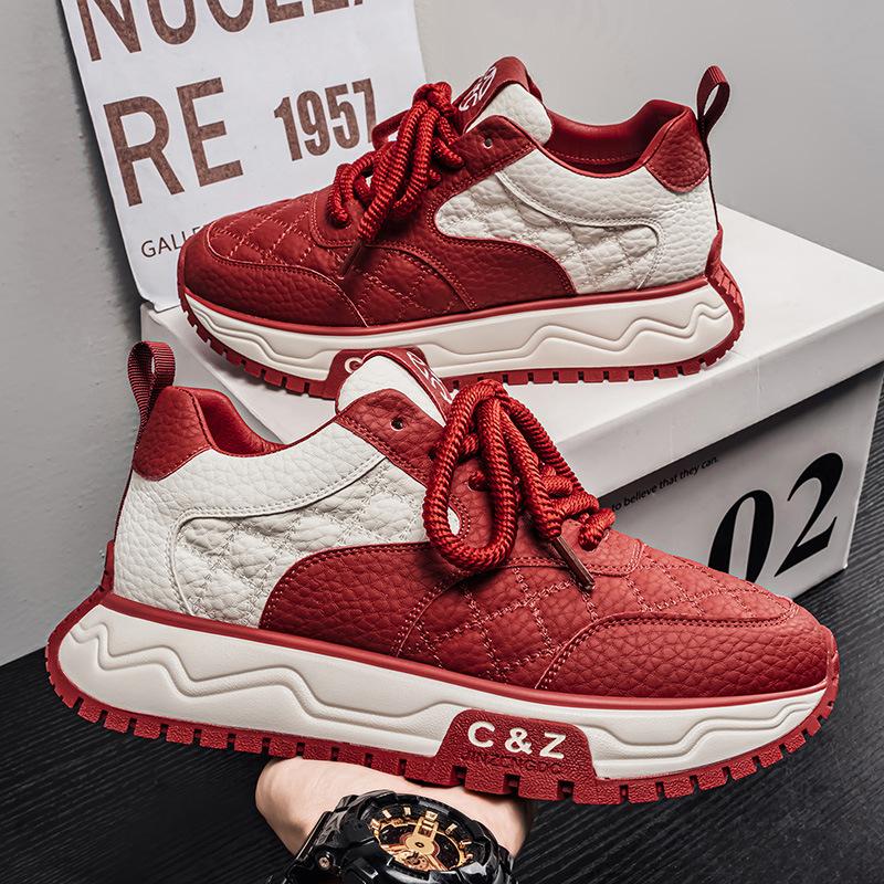 Shoes Winter New High-end Casual Sports Shoes Platform Heightening Forrest Gump Dad Shoes