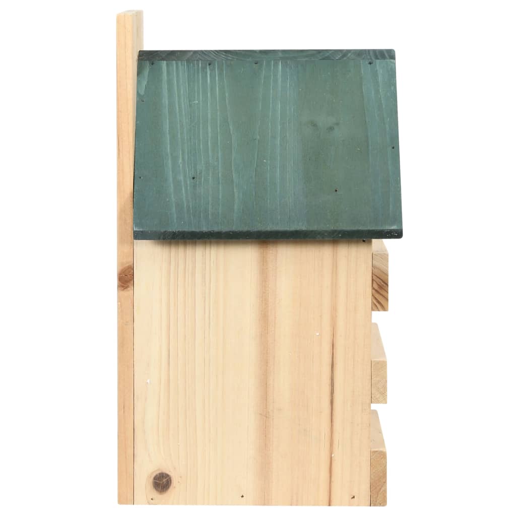 vidaXL Vogelhäuser 4 Stk. 23x19x33 cm Tannenholz