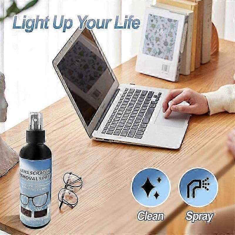 Linsen Kratzer Entferner Spray Brillen Windschutzscheiben Glas Reparatur Flüssigkeit 100ml Linsen Kratzer Entferner Spray Brillen Windschutzscheiben
