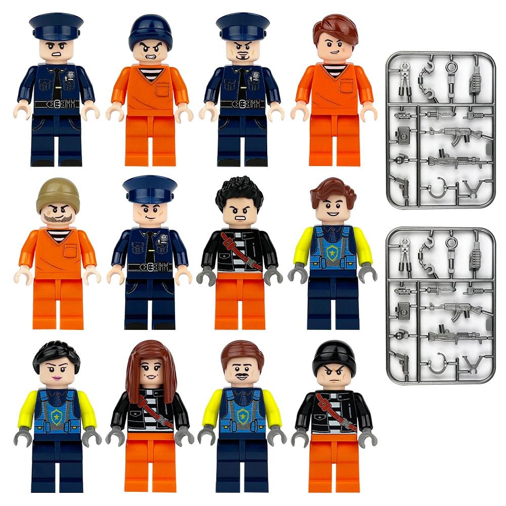 SWAT City Police Special Forces Moc Modern Army Soldier Sets Minifigure MOC Assembly Army Building Block Bricks Toys