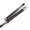 30-60CM Black PU Leather Spanking Paddle Long Whip Flirting BDSM Flogger Sex Toys For Woman G Spot Sex Shop