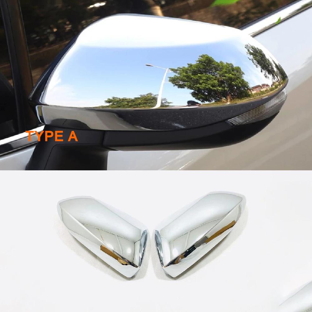 Black Carbon Chrome For Mazda 2 Demio 2015 - 2022 Accessories Car Side Mirror RearView Mirror Decoration Sticker Cover