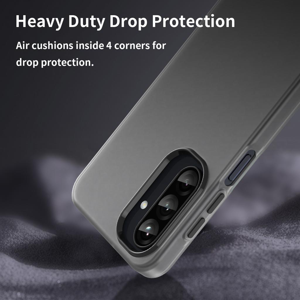 For Samsung Galaxy A26 5G Case TPU+PC Phone Back Cover Matte Translucent Design
