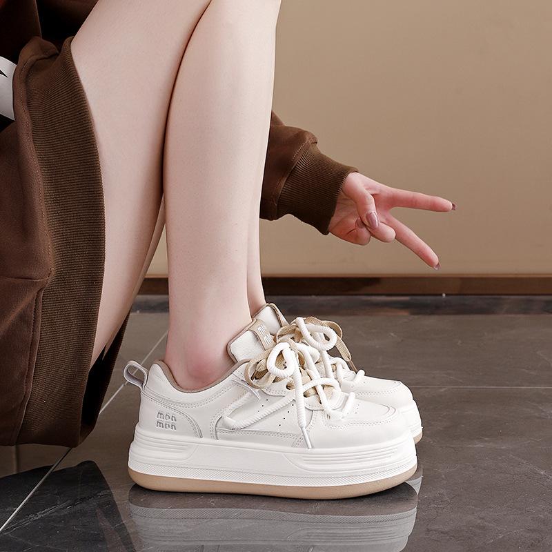 2025 little white shoes children's spring new Korean version ins female students leisure sports versatile board shoes street auction Y8623