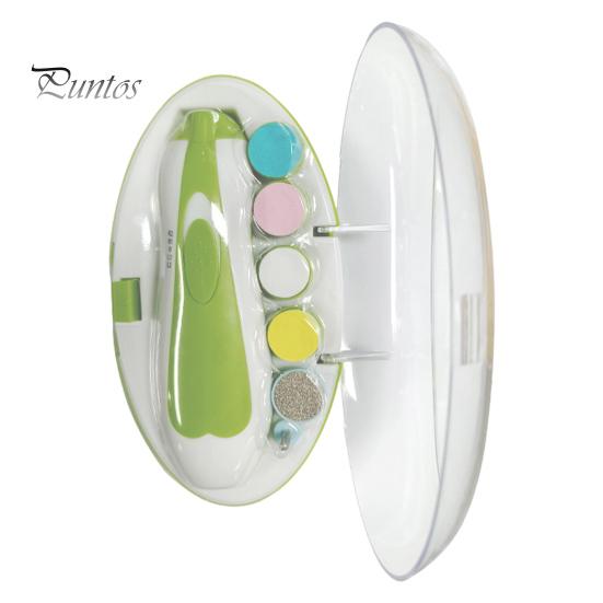 

Электрический триммер для ногтей для младенцев с 6 шлифовальными головками, пилочка для ногтей для новорожденных с подсветкой, маникюр для малышей, уход за ногтями на ногах, инструменты для стрижки зелёный