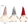 with LED Lights Glowing Faceless Doll Ornament Luminous Christmas Gnomes Toys  New Year Gift
