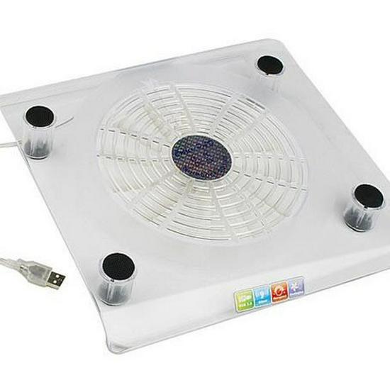 Transparent No-Brand Laptop Cooler Base