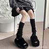 JK Spicy Girl Extra-Lange Gestrickte Beinwärmer - Dicke Warme Überknie-Socken für Damen für Herbst & Winter