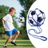 Football Kick Trainer Soccer Ball Net Kicker Fits Ball Size 3 4 5 Football Kick Throw Solo Practice Training Aid