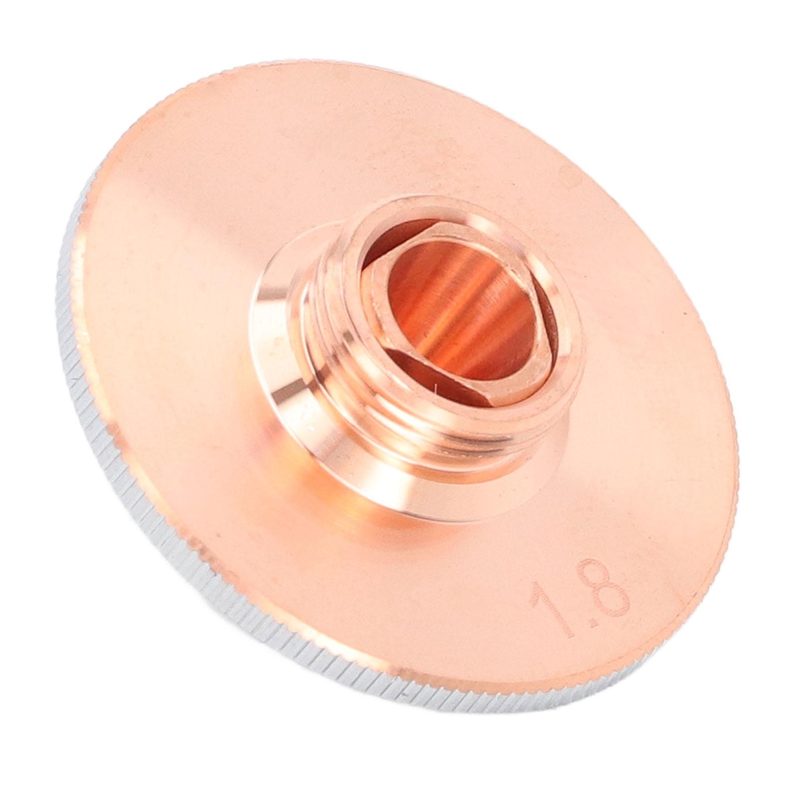 

Лазерная насадка для резки головка режущего станка двойное оптическое волокно хромированная медь 1,8 мм 0,07 дюйма