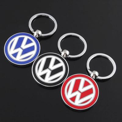 2025 Hot Volkswagen RLine Keychain With Brand Badge Genuine Zinc Alloy Anti-Theft Car Key Organizer Gift Pendant For Men Women S