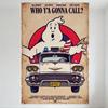 Vintage Ghostbusters Parody Movie Metal Tin Sign - Bill Murray Dan Aykroyd Harold Rams Erie Hudson WHO YA GONNA CALL? Ghost & EC