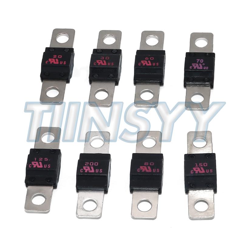 5PCS Rated 32V Flat Type Fuse Littel Fuse Bolt-down Fuse MIDI/498 Auto Fuse 30A 40A 50A 60A 70A 80A 100A 125A 150A 175A 200A Fuses4