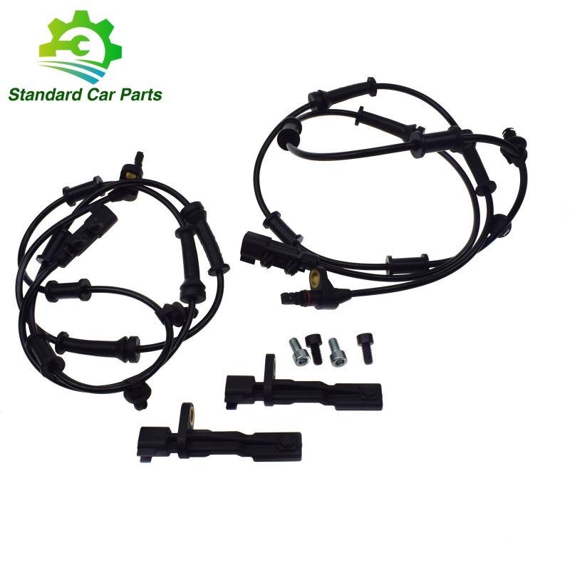 4PCS 52125003AB 68003281AA For Dodge Nitro Jeep Wrangler Wrangler JK Liberty 3.6L 3.8L Front Rear ABS Wheel Speed Sensor New 4pcs(2F 2R)