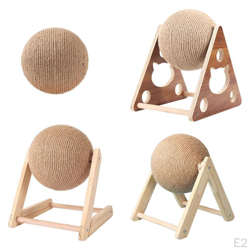 Sisal Cat Scratch Ball, Scratching Toy, Wear-resistant Interactive Pet Toy
