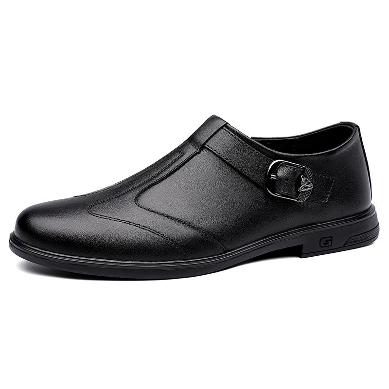 Sapatos oxford masculinos com cadarço Outono Couro Genuíno Moda Masculina exterior Casual de Negócios Sapatos Masculinos respirável Sapatos de Trabalho Robustos homem