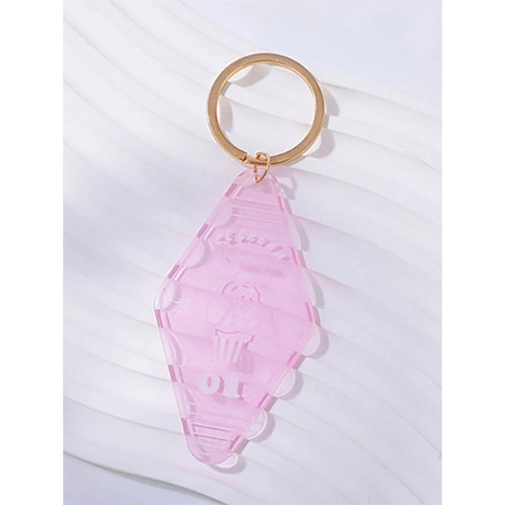 Briskstyle Acrylic Hologram Teddy Bear Ice Cream Hotel Keychain