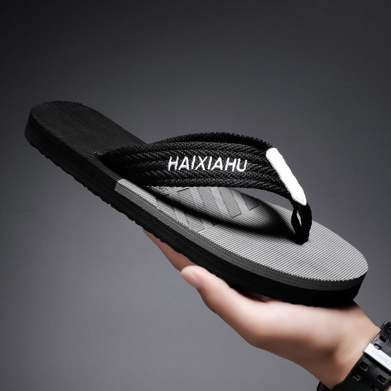 

Шльопанці чоловічі круті капці чоловічі пляжні шльопанці повсякденний літній тренд нековзні персоналізована мода для вулиці 45 сірий колір