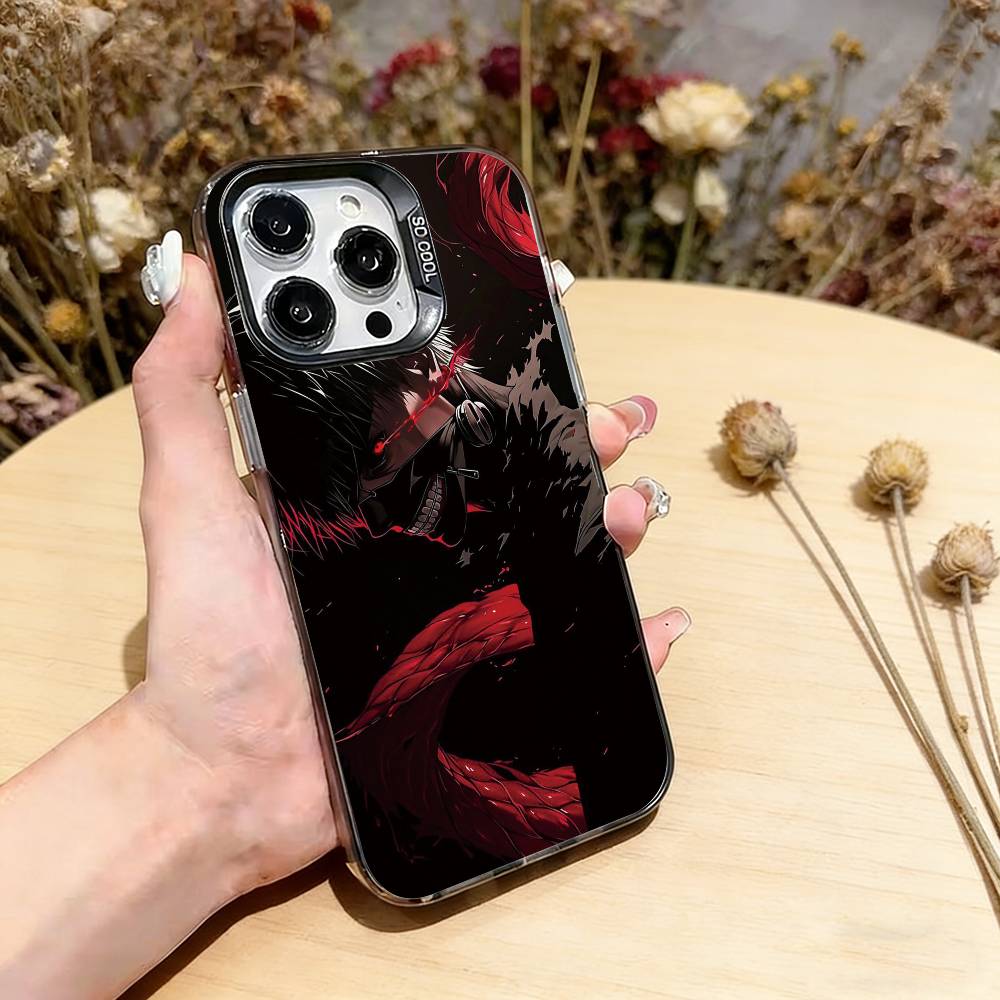 

Tokyo Ghoul Ken Kaneki Phone Case For iPhone 17,16,15,14,13,12,11 Plus,Pro Max,XS,Colorful Silver Phone case Funda Cover iPhone14Plus