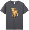 Baby Goat Meh Funny Goat Cartoon Graphic Unisexs TShirt