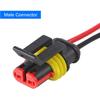 10 Pack 2 Pin Wire Connector 16 AWG Waterproof Automotive Electrical Connectors Deutsch Connector Male And Female Wire Connectors For Car Truck Boat
