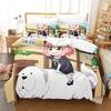 Anime SPY×FAMILY Bedding Set Anya Forger Duvet Cover Set Microfiber Single Queen King Twin Full Size Duvet Cover For Gifts