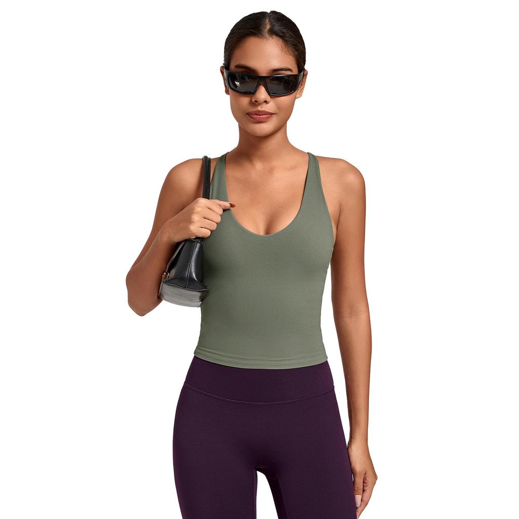 Cross-Strap Quick-Dry Yoga Vest: Versatile Running Sports Top with Stylish Back Design