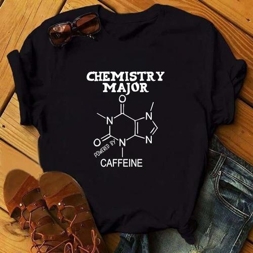 Chemistry Is Awesome The Chemistry Equation Is Great. Baggy Top, Crew-neck, Hipster T-top Aesthetic Clothes Oversized T Shirt