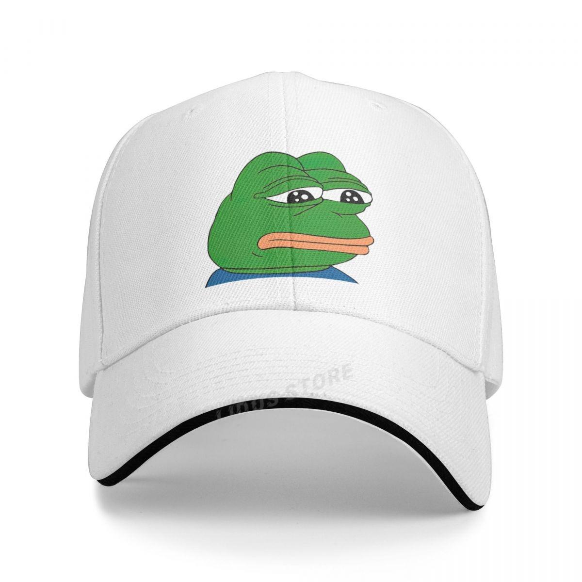 

Модная мужская бейсболка Sad Frog, уличная регулируемая шляпа для папы, мужские летние шапки Snapback, спортивная кепка Sad Frog для гольфа Gorra One Size