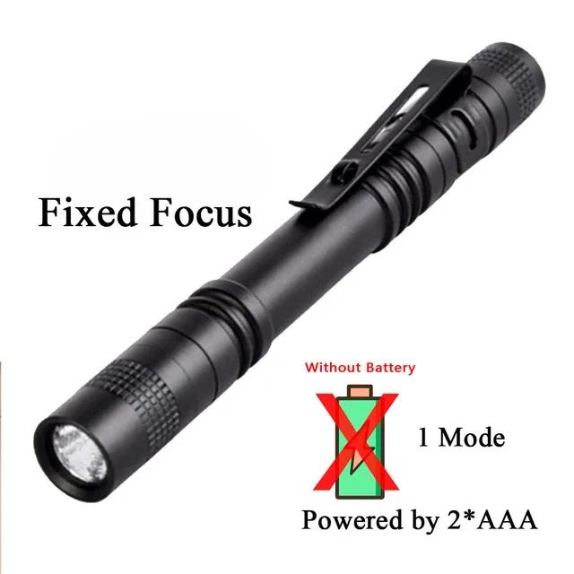 Mini Portable LED Flashlight Pocket Ultra Bright High Lumens Handheld Pen Light Linterna Led Torch for Camping Outdoor Emergency