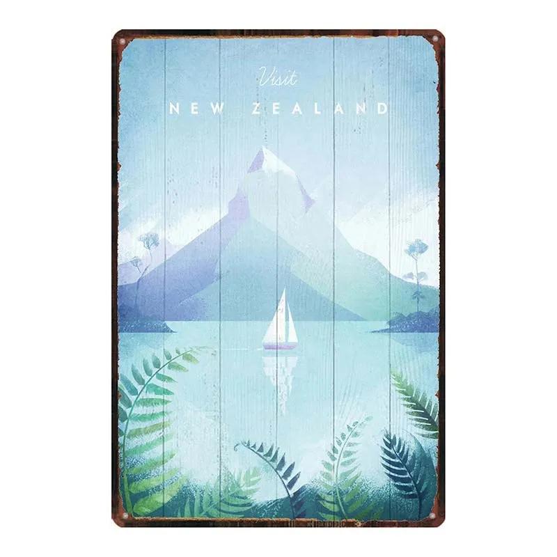 Vintage Paris Champagne Metal Tin Sign Wine Travel Souvenir Wall Art for Bar Restaurant Home Decor xCM