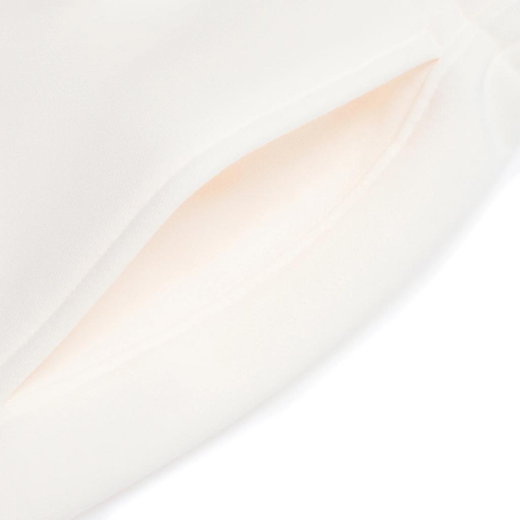 Li Ning Sports Lifestyle Serie Einfarbig Mittelhoch Tailliert Fleece Bündchen Strick-Sweathose Damen Unterteile Off-White AKLT820-2