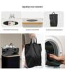 Foldable Bamboo Oxford Cloth Recycling Basket with Lid and Inner Bag