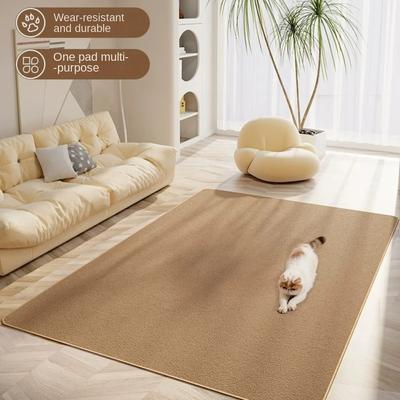 Pet Mat, Cat Scratch Mat Imitation Sisal Carpet Anti-cat Claw Large Mat Autumn and Winter Wear Resistant To Crumbs Toy Supplies