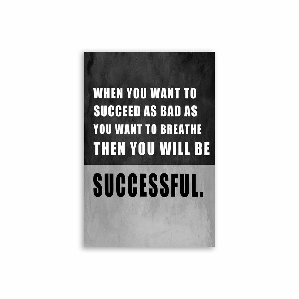 Animals Inspirational Wall Art Black and White Poster Lion Head Prints Motivational Quote Picture Canvas Painting Office Decor
