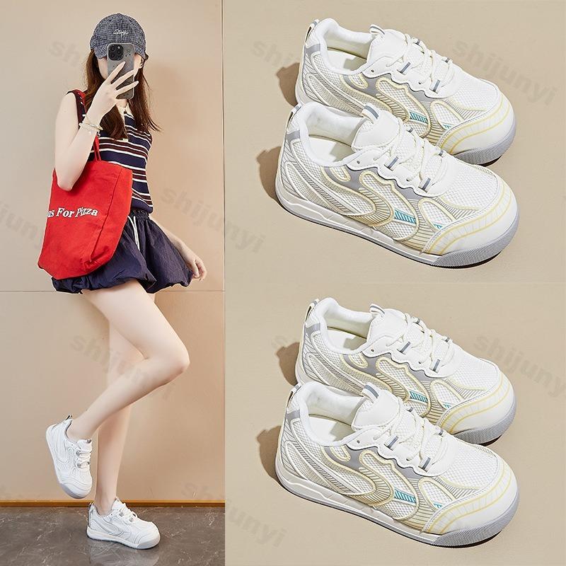 Fashion Women Casual Sports Shoes 2025 New Comfortable Non Slip Outdoor Running Shoes Breathable Mesh Summer Comfortable Female Sneakers