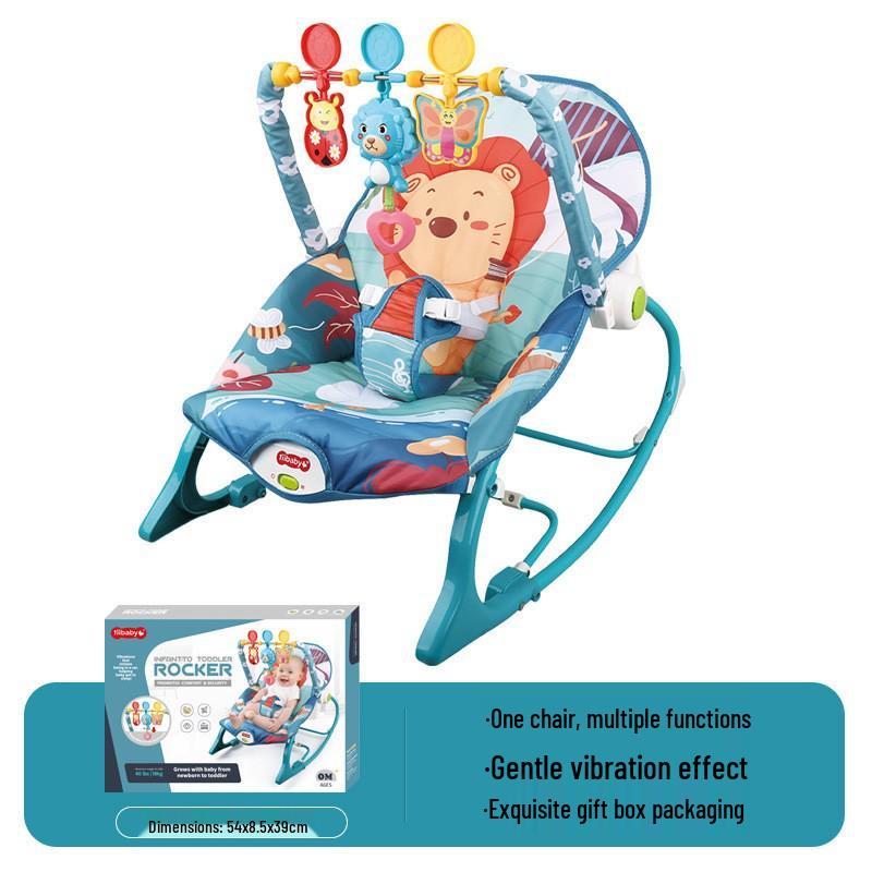 Multifunctional Baby Rocking Chair with Music and Vibration Soothing Cradle Bed