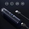 USB Rechargeable Electric Nose Hair Trimmer with LED Display-Painless Facial Hair Removal Device Type-C Charging