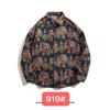 Men's Cuban Vintage Retro Long Sleeve Shirt Japanese Ethnic Style Autumn Winter Casual Button Down