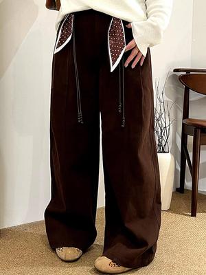 2025 Winter Plus Size Women's Versatile Straight and Wide Leg Pants Jeans